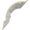 Ekena Millwork 16 3/8"H x 14 1/8"P x 21 5/8"F x 94 1/2"L, (9 5/8" Repeat), Cove Harvest Crown Moulding MLD16X14X21HA - alternate 2